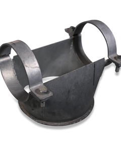 Inlet dia 150 to auger S102 galv